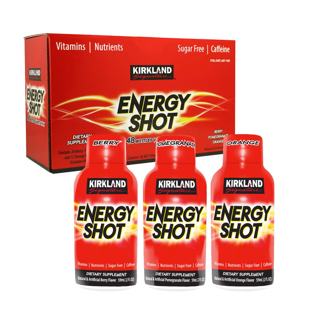 Kirkland Signature Energy Shots, 48 ct.