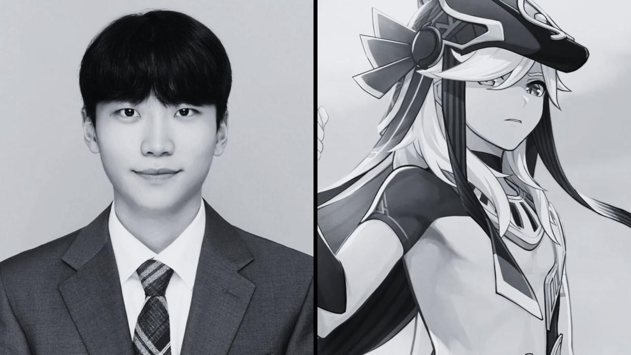 Woo-ri Lee, the Korean voice actor for the Genshin Impact character Cyno, has passed away at 24-years old. (Photos: Tooniverse, HoYoverse)