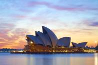 <p>Arguably the best-known piece of architecture in Australia, the Opera House<a href="https://www.sydneyoperahouse.com/our-story/sydney-opera-house-history.html" rel="nofollow noopener" target="_blank" data-ylk="slk:welcomes more than 8.2 million visitors a year and presents more than 2,000 performing arts shows;elm:context_link;itc:0;sec:content-canvas" class="link "> welcomes more than 8.2 million visitors a year and presents more than 2,000 performing arts shows</a> each year.</p>