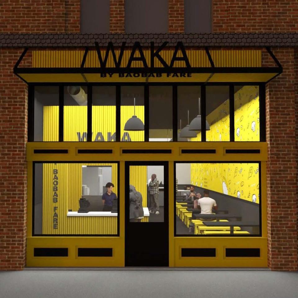 Rendering of the future home of Waka at Eastern Market.