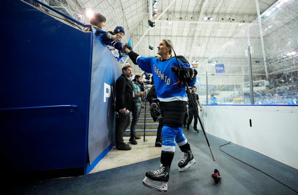 Spooner moved one point behind Marie-Philip Poulin and Alex Carpenter for the PWHL scoring lead after tallying an assist on Friday. 