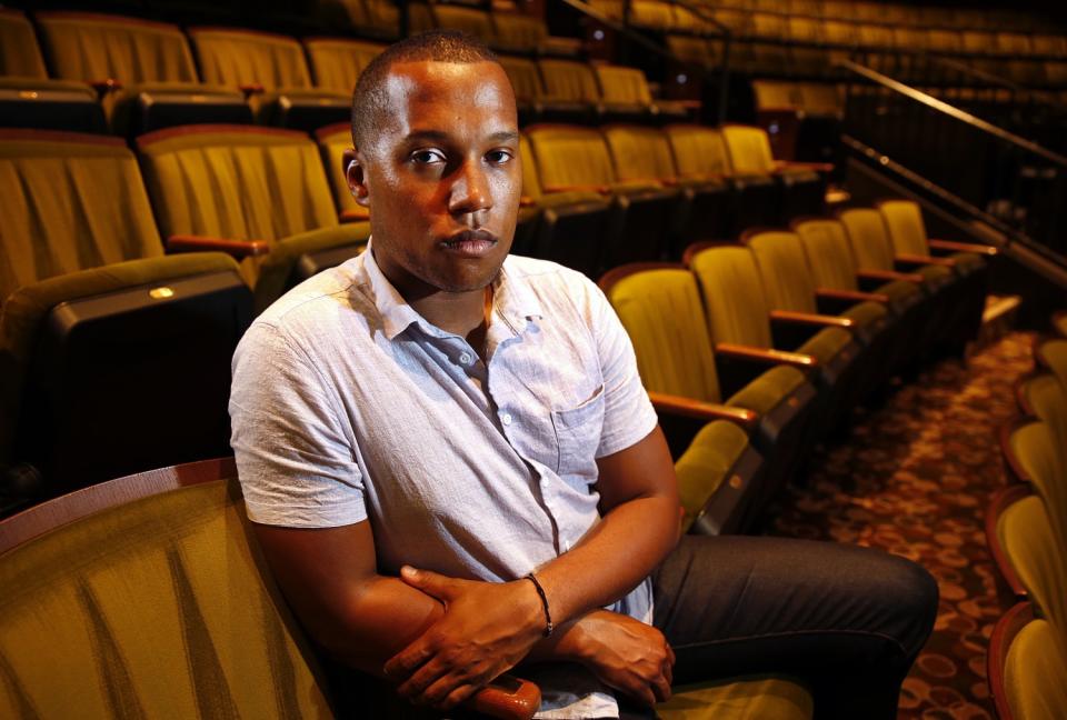 Branden Jacobs-Jenkins in 2015 at the Mark Taper Forum.