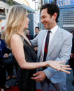 <p>La actriz compartió con sus colegas durante la alfombra. Paul Rudd interpreta a ‘Ant-Man’.<br> REUTERS/Mario Anzuoni </p>