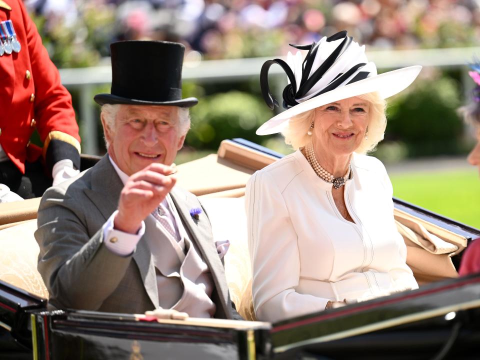 King Charles III and Queen Camilla attend day four of Royal Ascot 2023