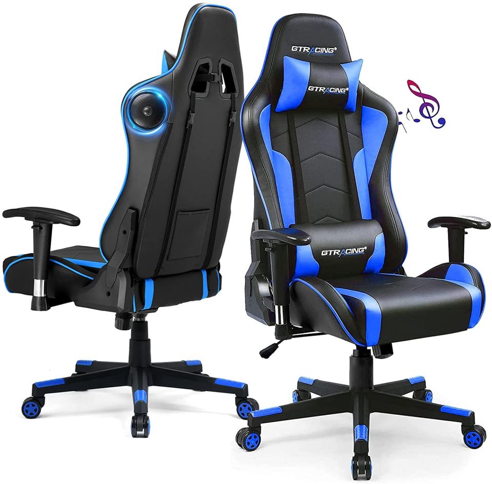 Gaming chair with bluetooth