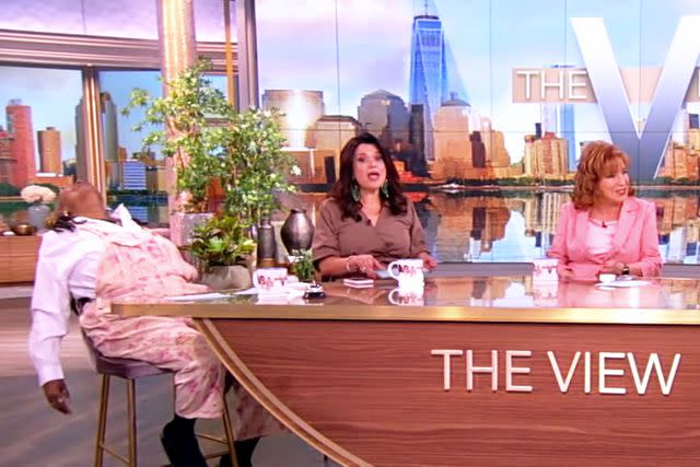 <p>ABC</p> Whoopi Goldberg collapses on 'The View'