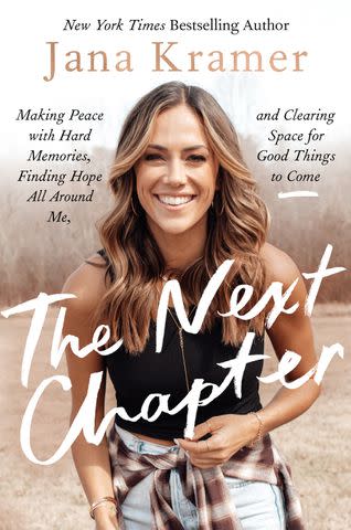 <p>HarperCollins</p> Jana Kramer 'The Next Chapter' book cover