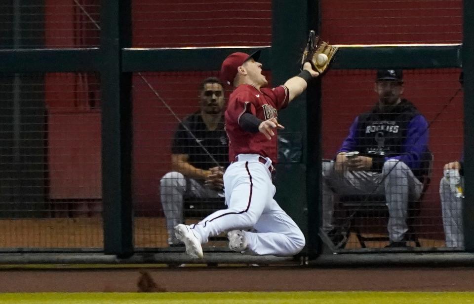 Daulton Varsho, who became a standout outfielder with the Diamondbacks, has joined the Blue Jays.