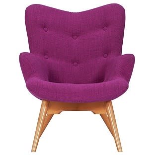 Hygena Angel Fabric Chair