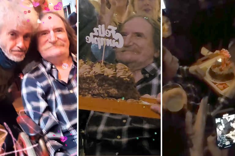 Charly García cumplió años y lo celebró rodeado de colegas y amigos