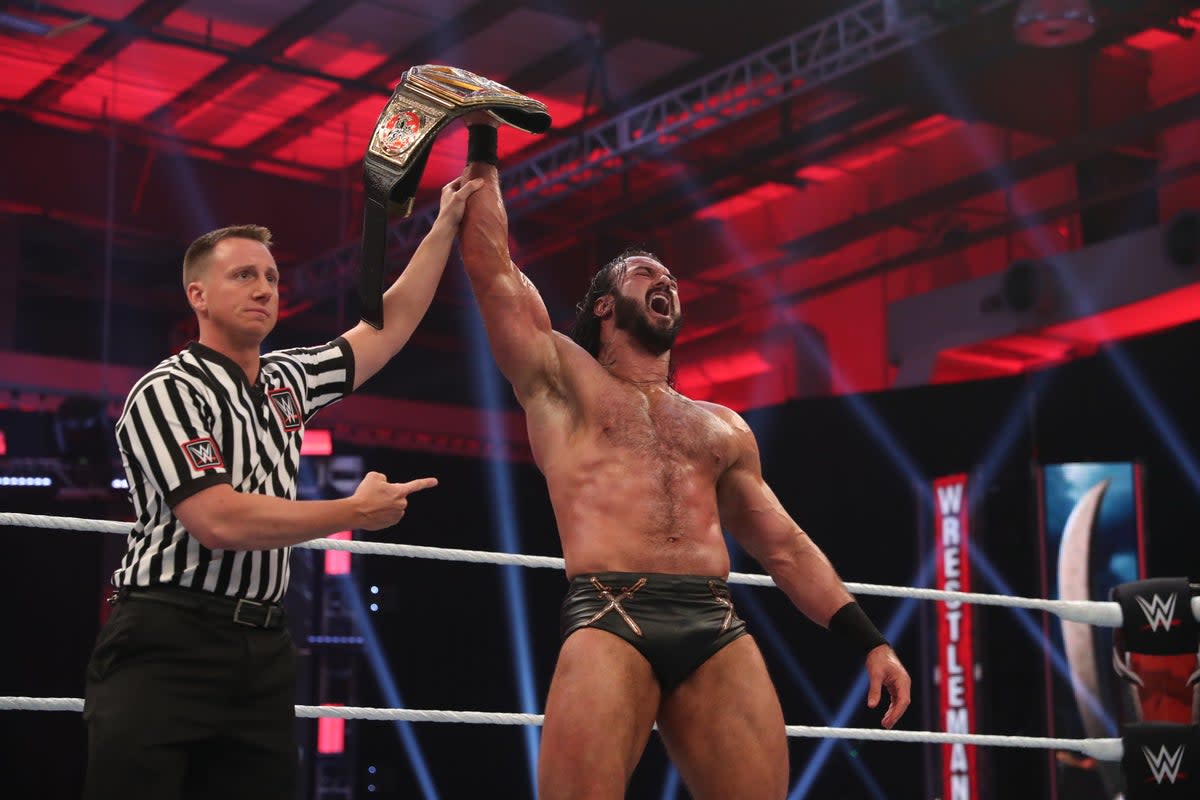 Drew McIntyre wins WWE Championship at WrestleMania amid Covid pandemic (WWE)