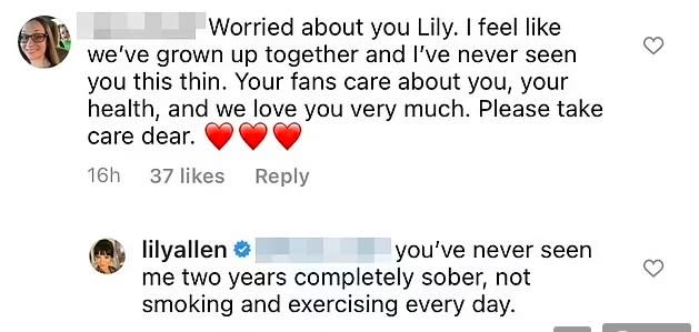   Instagram / @lilyallen / Via instagram.com