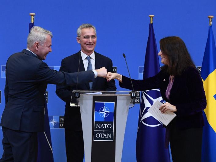 NATO Finland Sweden meeting