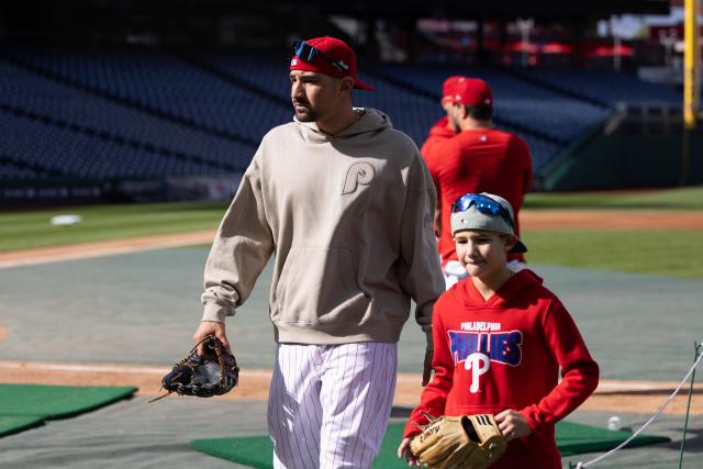 Nick Castellanos' son Liam has become part of the Phillies' playoff run