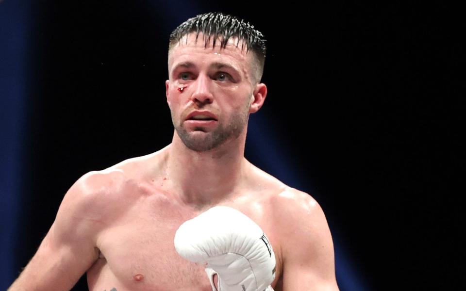 Josh Taylor during his fight with Jack Catterall - Josh Taylor: Teofimo Lopez wants to kill me but I will retire him in his own backyard - Getty Images/Mikey William