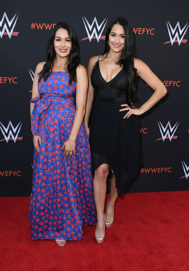 Brie and Nikki Bella WWE FYC Event