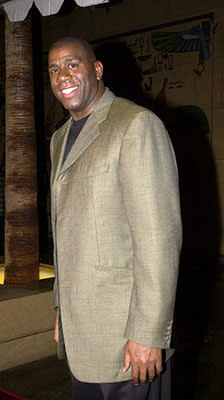 Magic Johnson at the Hollywood premiere of Lions Gate's The Wash