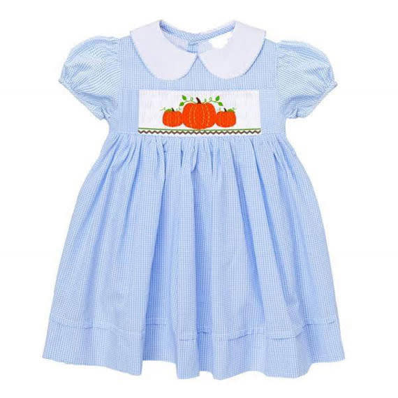 Smocked Pumpkin Dress