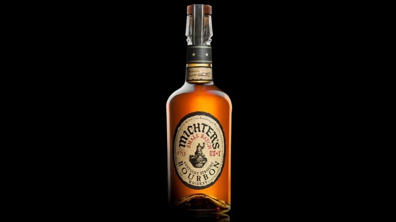 Michter's Bourbon on black background