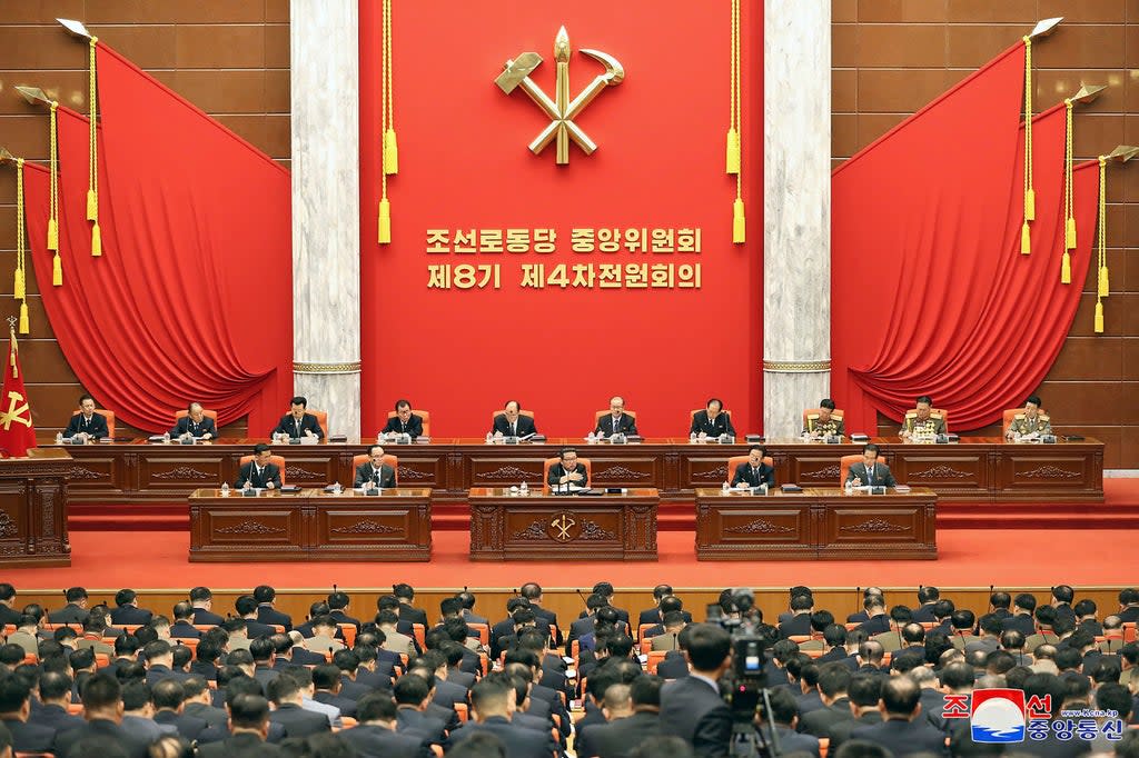 North Korea Political Conference (ASSOCIATED PRESS)