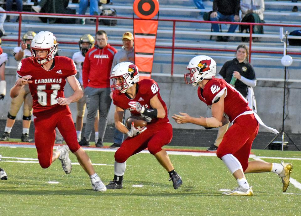 The Coldwater Cardinals lost to Lumen Christi on Friday night