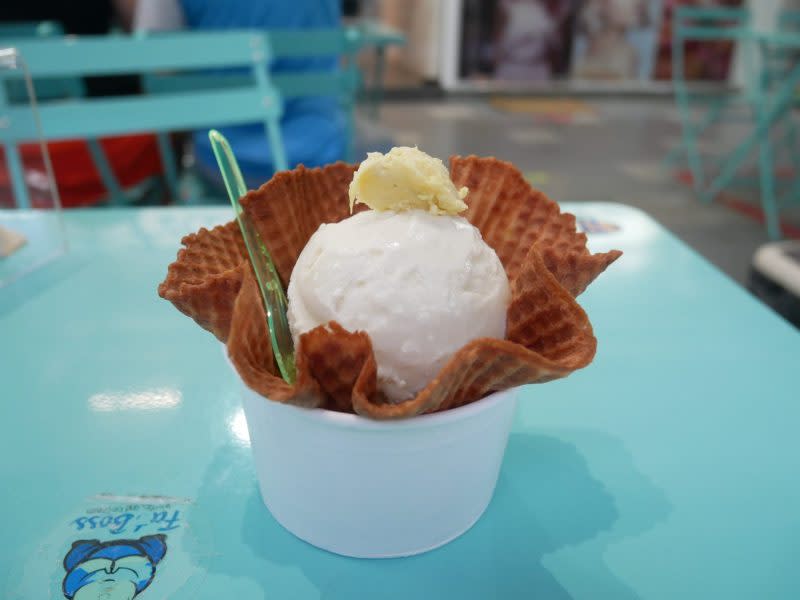 Fat Boss Waffles and Ice Cream - mao shan wang durian gelato