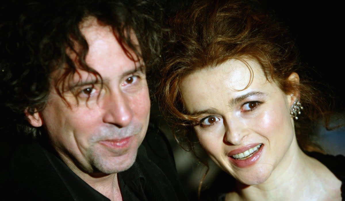 Burton with his then partner and frequent artistic collaborator Helena Bonham Carter in 2004 (Getty Images)