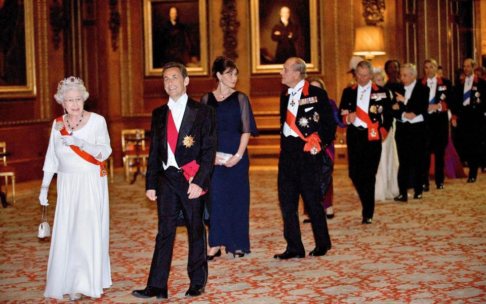 A state banquet at Windsor Castle in 2008  -  AFP via Getty Images