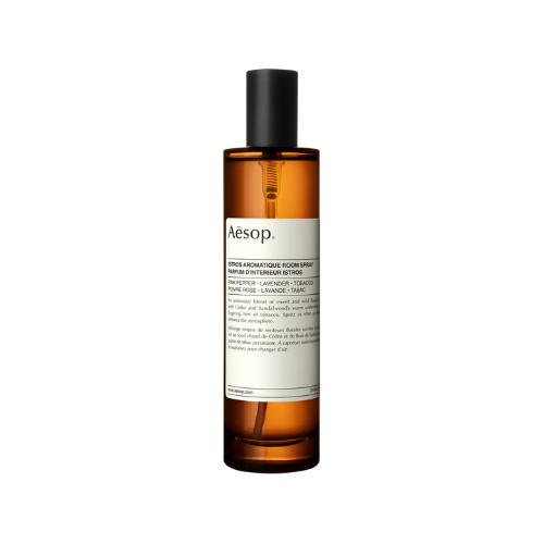 Aesop Istros Aromatique Room Spray against white background