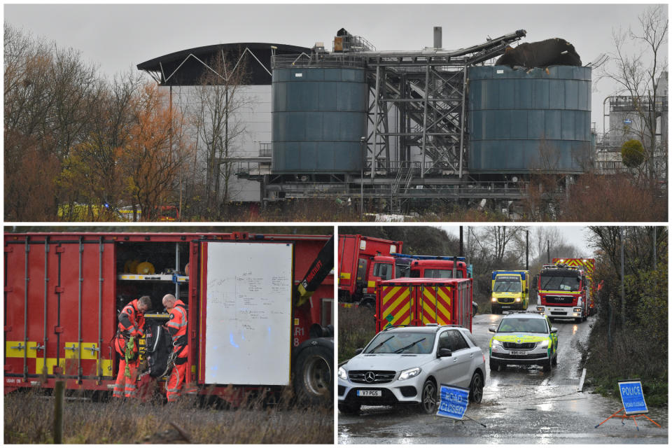 The Avonmouth blast killed four people on Thursday. (PA)