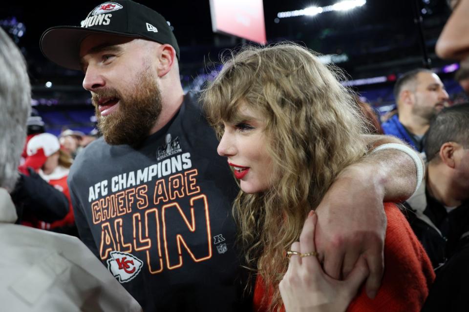 taylor swift and travis kelce