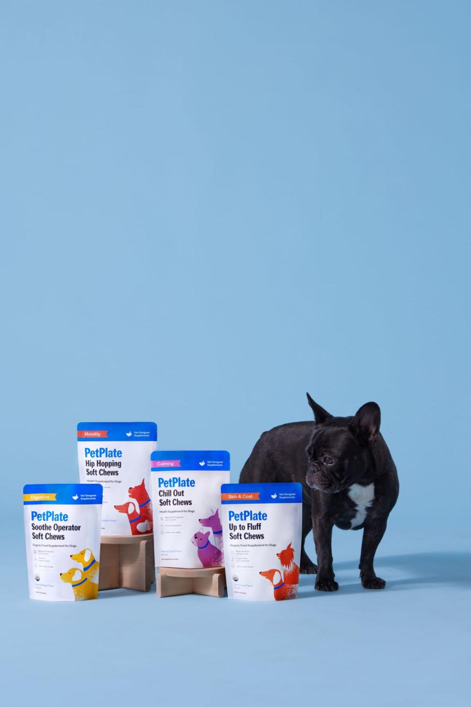 In addition to meals, PetPlate offers health supplements in the form of treats. (Photo credit: PetPlate)