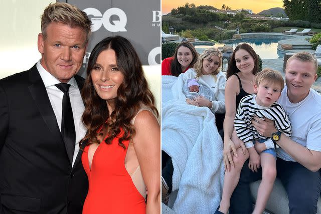 <p>Jeff Spicer/Getty; Tana Ramsay/instagram</p> Gordon Ramsay and his family