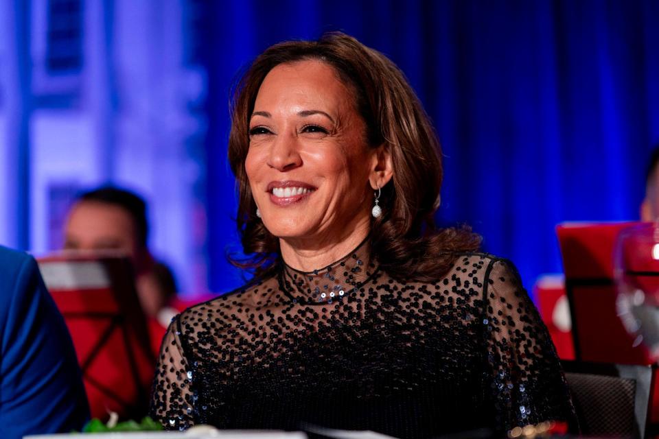 Kamala Harris at the White House Correspondents Association dinner