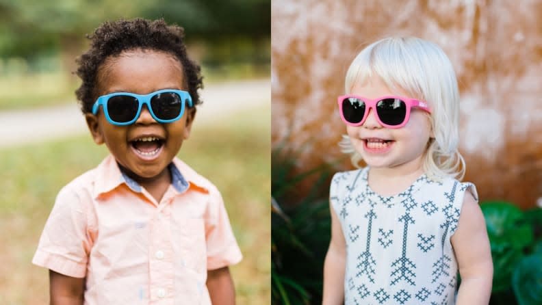 These sunglasses are perfect for tiny faces.