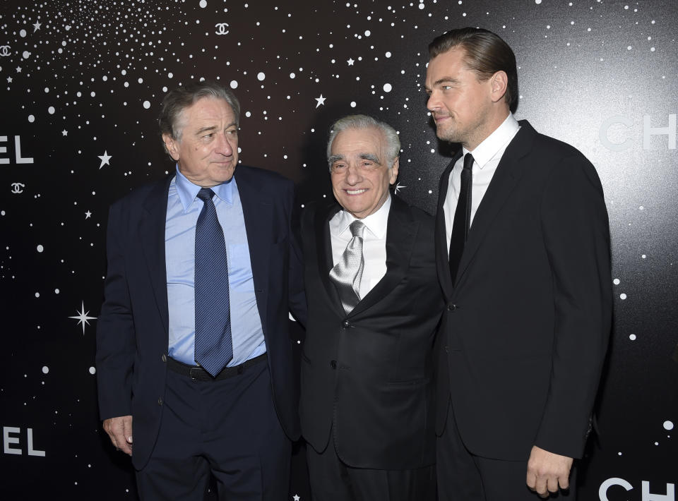 Robert DeNiro, Martin Scorcese and Leonardo DiCaprio