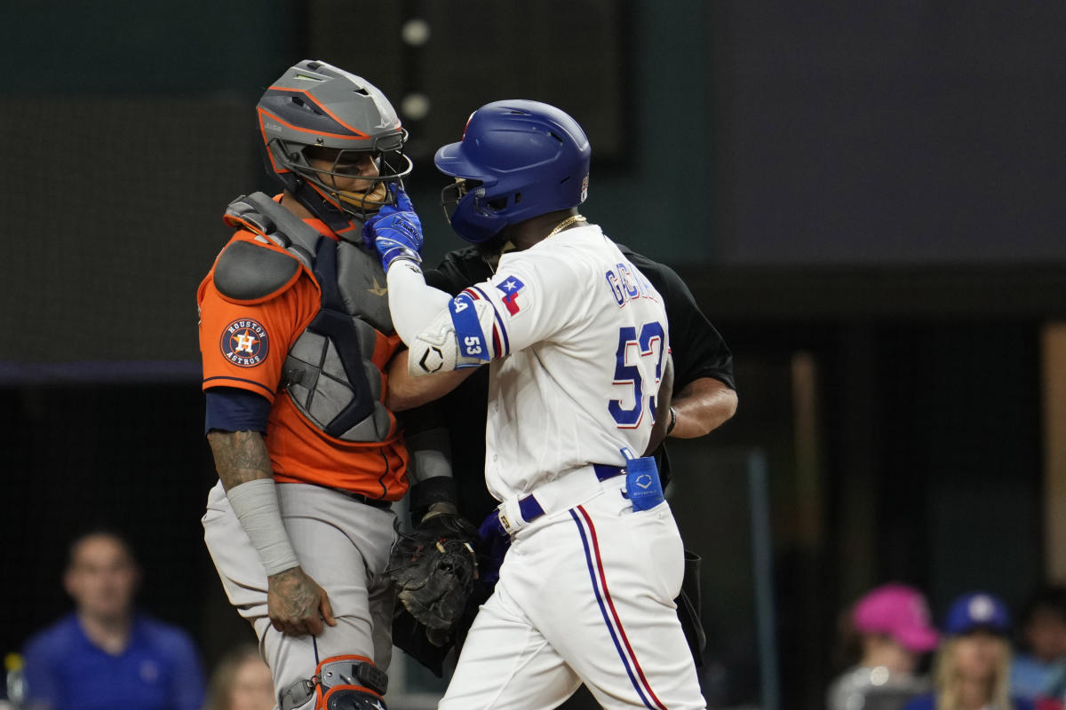 Abreu, Baker, García ejected from ALCS Game 5 as benches clear