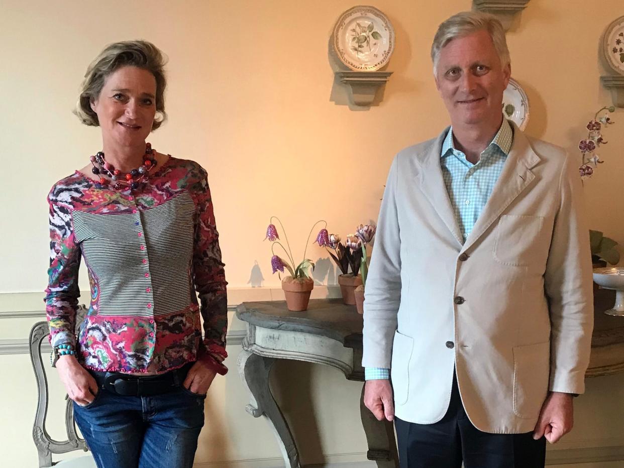 princess delphine and king philippe