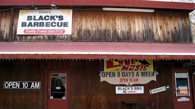 Black’s Barbecue was founded in Lockhart in 1932. Edgar Black Jr. ran it for about 60 years.