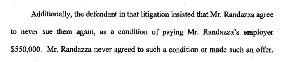 Randazza's reply in a Massachusetts disciplinary proceeding. (Photo: United States government)