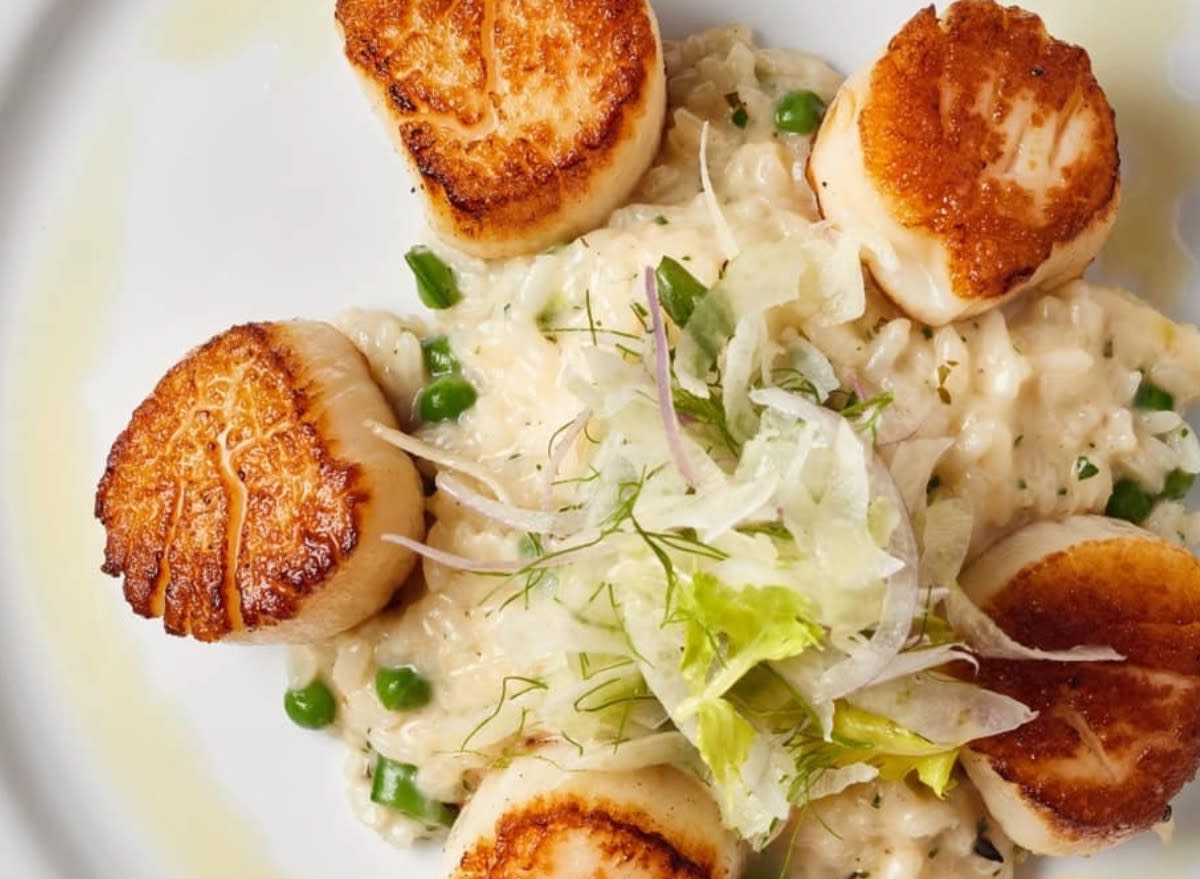 ocean prime risotto scallops