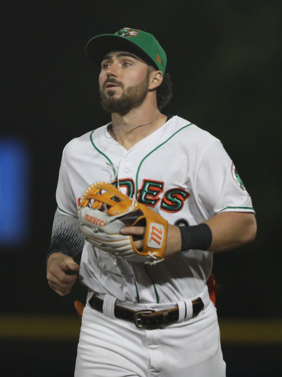 Ryan McKenna batted .244 with two home runs and five RBIs this season with the Norfolk Tides, the Triple-A team of of the Baltimore Orioles.