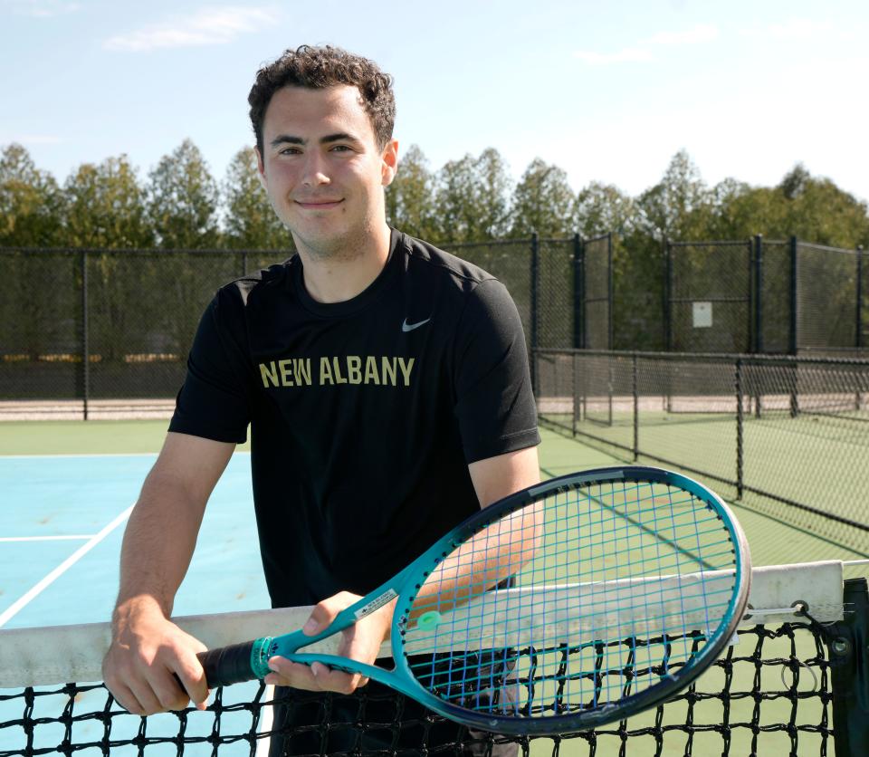 New Albany senior Ben Bilenko hopes to qualify for his fourth consecutive Division I state individual tournament in doubles.