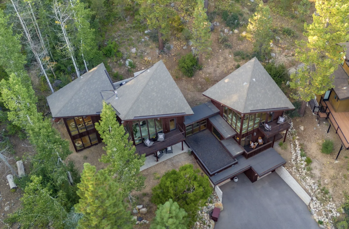 The three-cube ski home near Palisades Tahoe is for sale for $5 million.