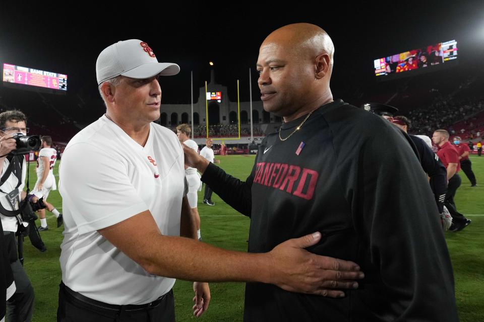 Clay Helton, David Shaw