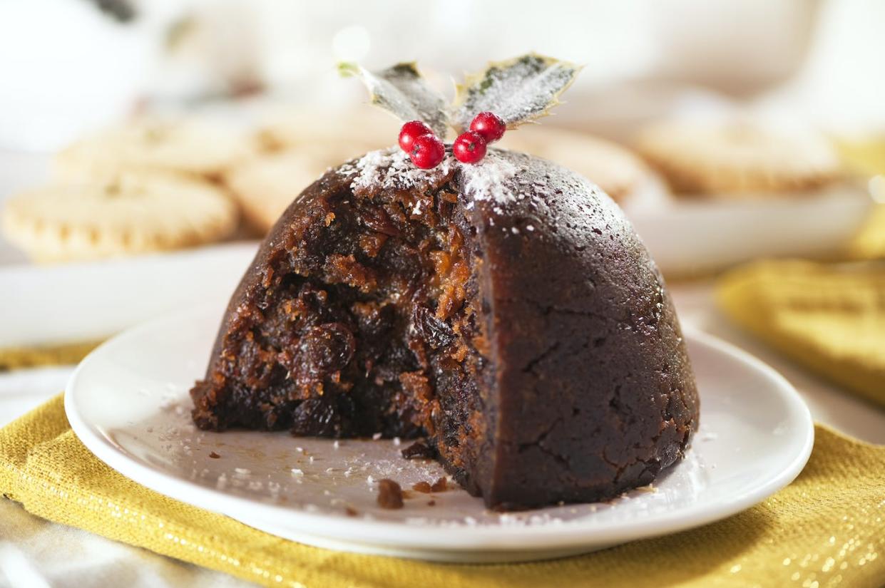The Christmas pudding, a legacy of the British Empire, is enjoyed around the world -- including in former British colonies. <a href="https://www.gettyimages.com/detail/photo/christmas-pudding-royalty-free-image/155147293?phrase=christmas+pudding&adppopup=true" rel="nofollow noopener" target="_blank" data-ylk="slk:esp_imaging/iStock via Getty Images Plus;elm:context_link;itc:0;sec:content-canvas" class="link ">esp_imaging/iStock via Getty Images Plus</a>