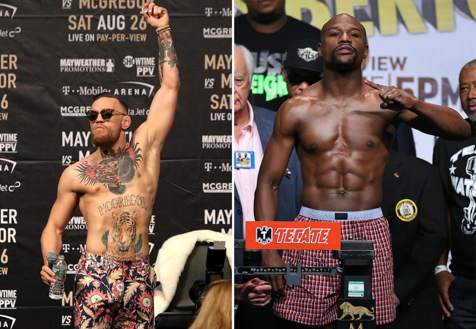 Connor McGregor y Floyd Mayweather