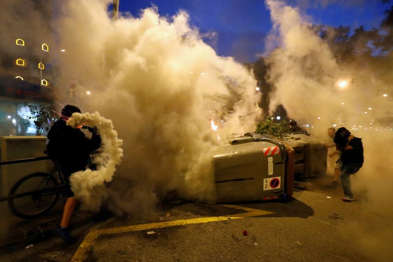 Catalonia's general strike