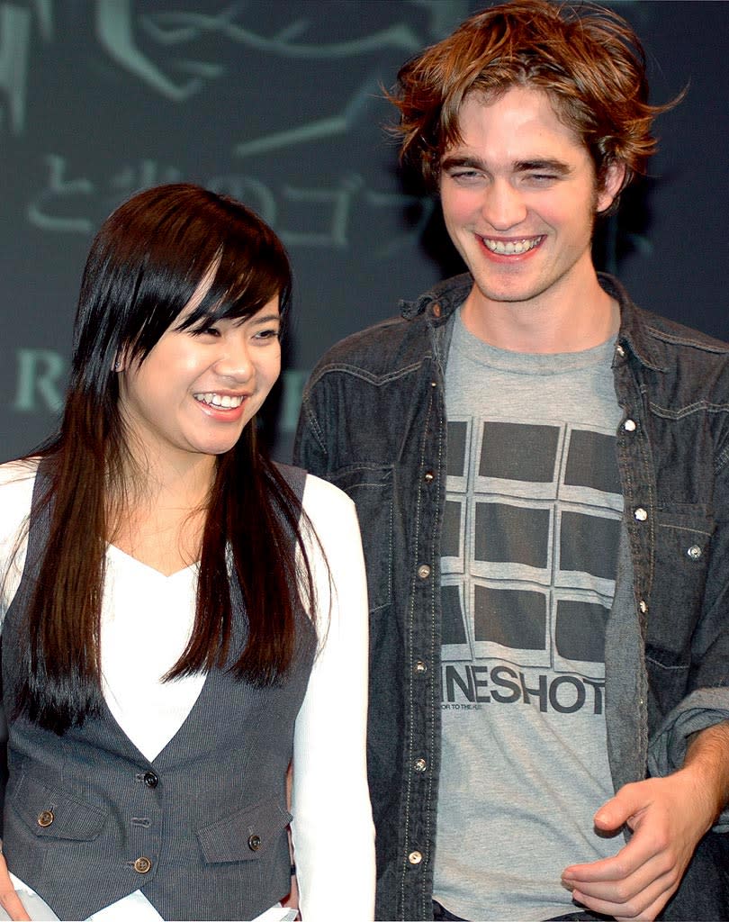 Katie Leung and Robert Pattinson at the Tokyo premiere of Harry Potter and the Goblet of Fire - 11/18/2005