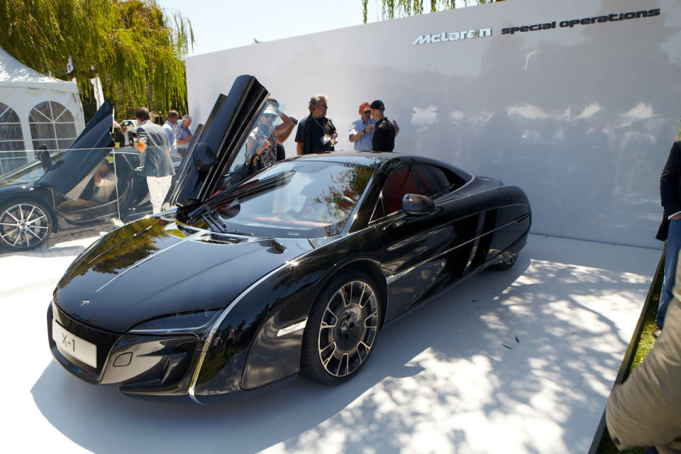 The only public appearance of the McLaren X-1